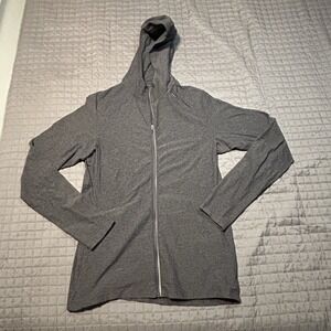 Lululemon Surge Warm Full Zip Men's Jacket Hoodie Heathered Gray Size M